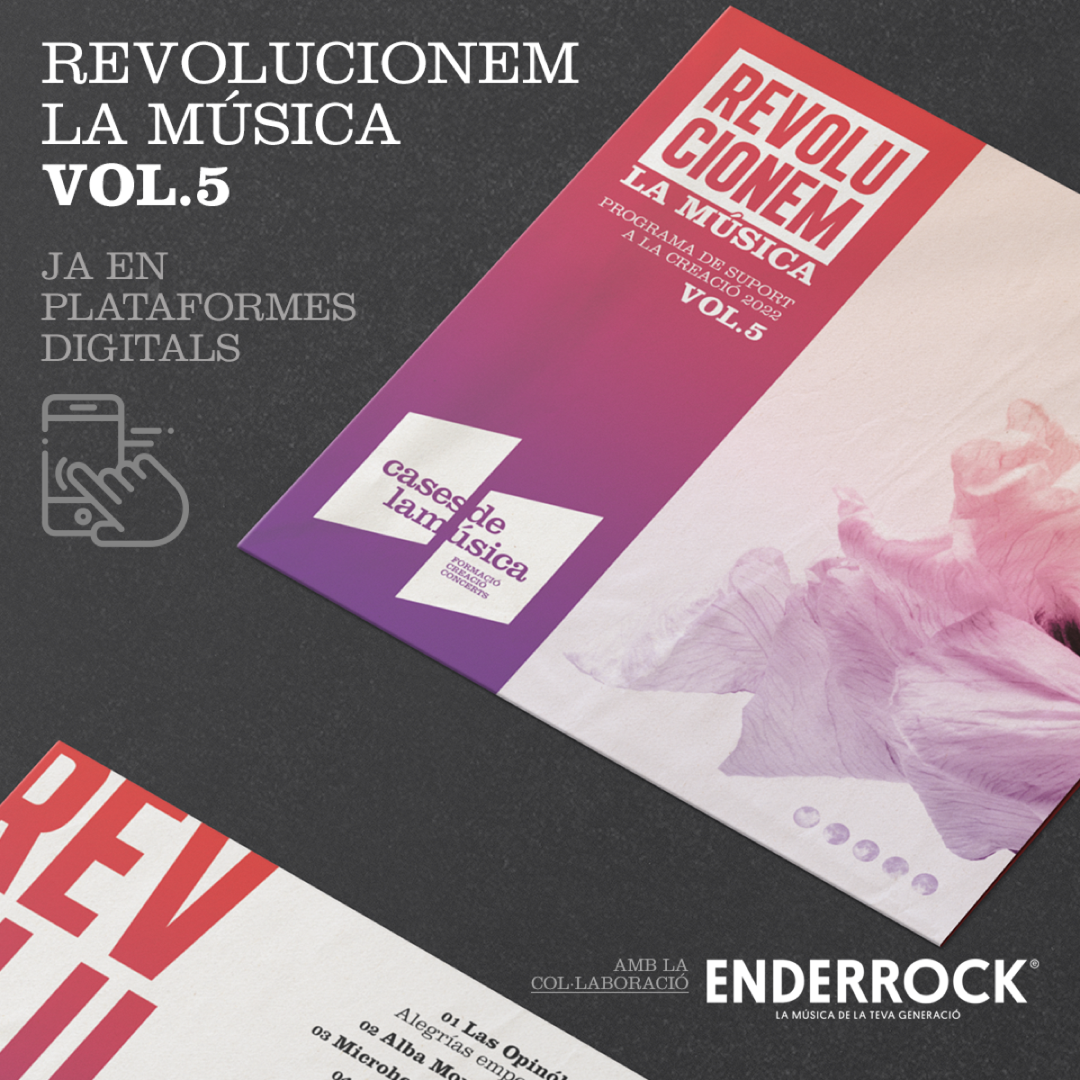 Ja ha vist la llum ‘Revolucionem la música’, el disc recopilatori de Cases de la Música amb Enderrock